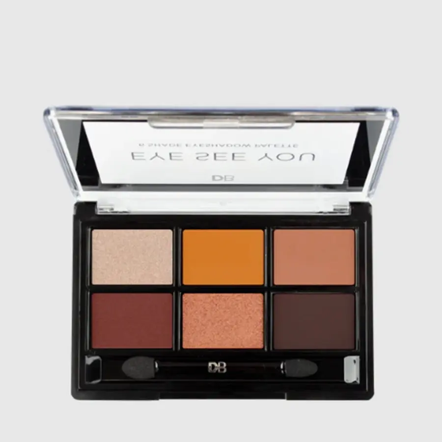 Designer Brands DB Cosmetics Eye See You 6 Shade Palette Fired Up - Beauty