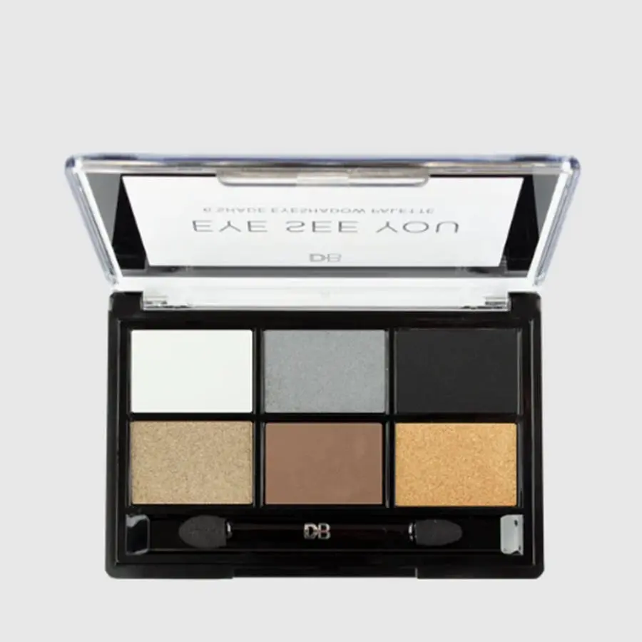 Designer Brands DB Cosmetics Eye See You 6 Shade Palette Smoke & Glitter - Beauty