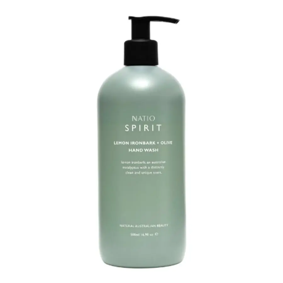 Natio Spirit Lemon Ironbark Olive Hand Wash 500ml - Beauty