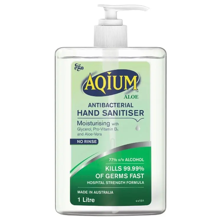Ego Aqium Aloe Antibacterial Hand Sanitiser 1l - Beauty
