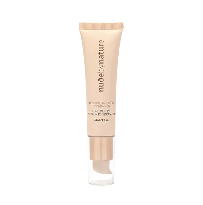 Nude by Nature Moisture Infusion Foundation 30ml N3 Almond - Beauty