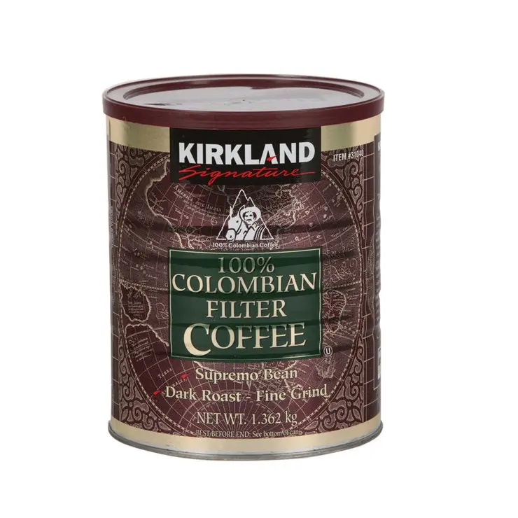Kirkland Signature 100% Colombian Ground Supremo Coffee 1.36kg - Supermarket Specials