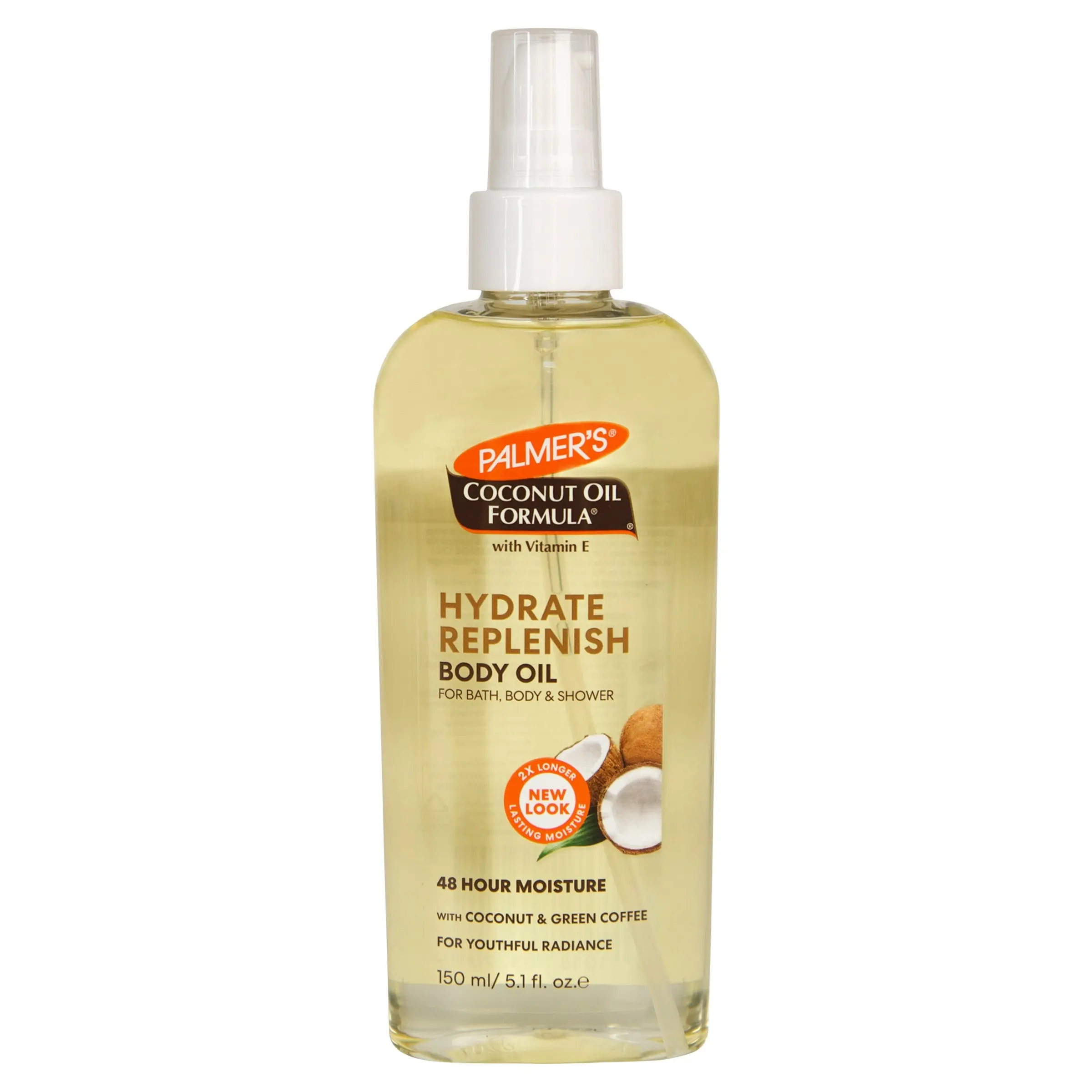 Palmer's Coconut Oil Hydrate Replenish Body Oil 150ml - Beauty