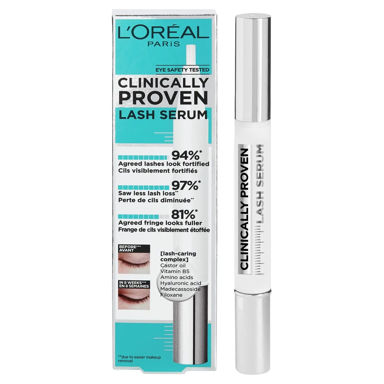 L'Oreal Paris Clinically Proven Lash Serum - Beauty