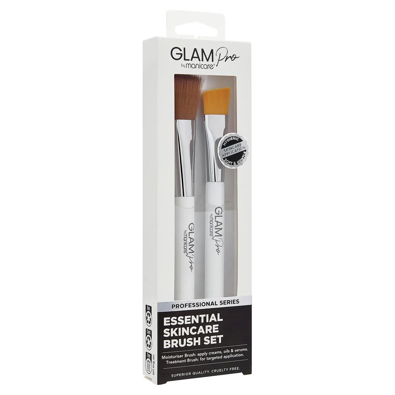 Glam by Manicare Pro Essential Skincare Brush Set - Beauty