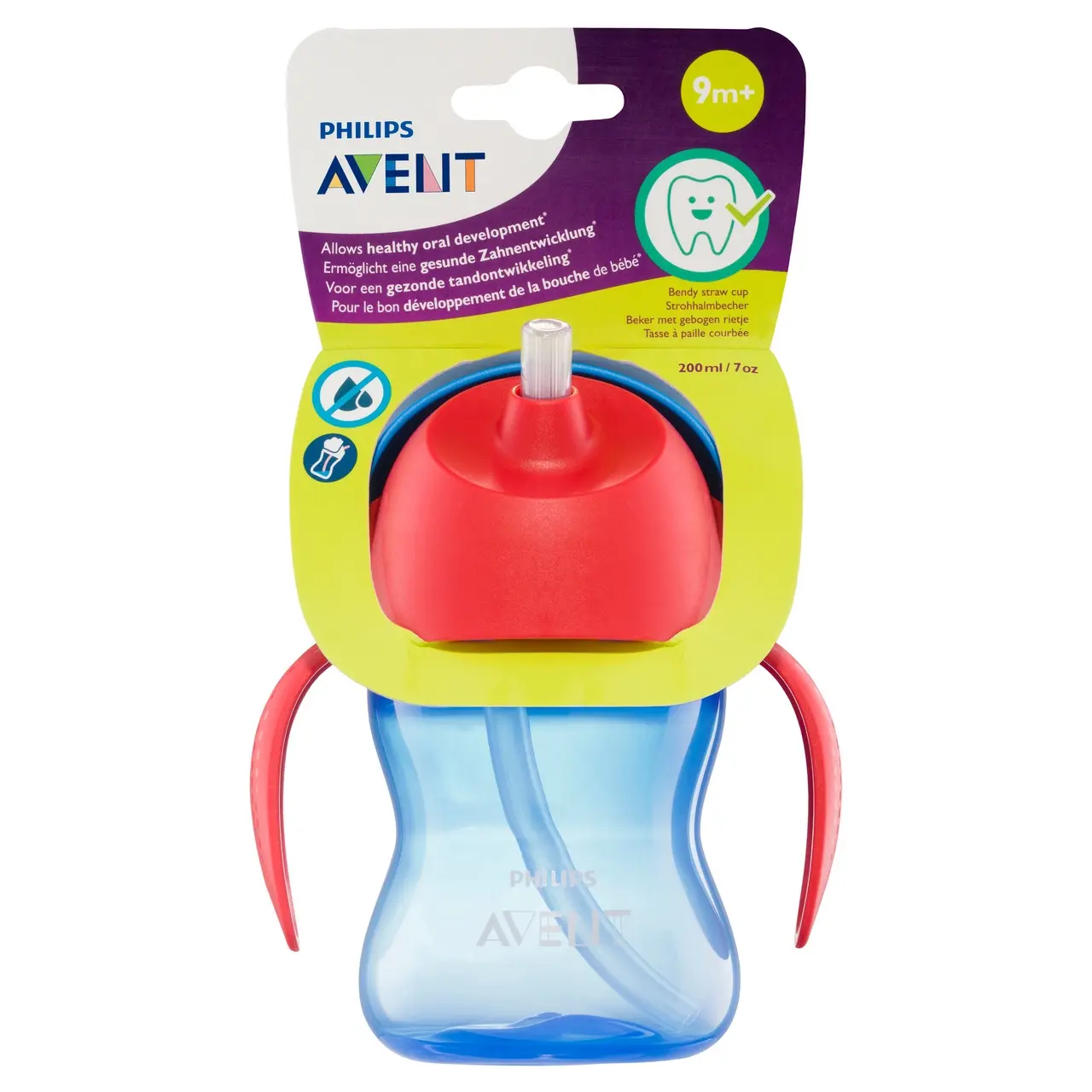 Philip Avent Bendy Straw Cup 9m+ 200mL - Baby