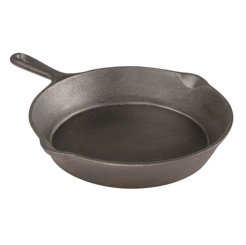PYROLUX PYROCAST 25cm ROUND CAST IRON SKILLET PAN - Home & Garden