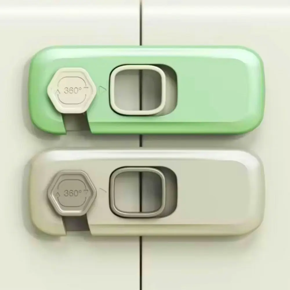 4Pcs Child Safety Cabinet Lock Security Protection Home Safety Buckle - Hardware