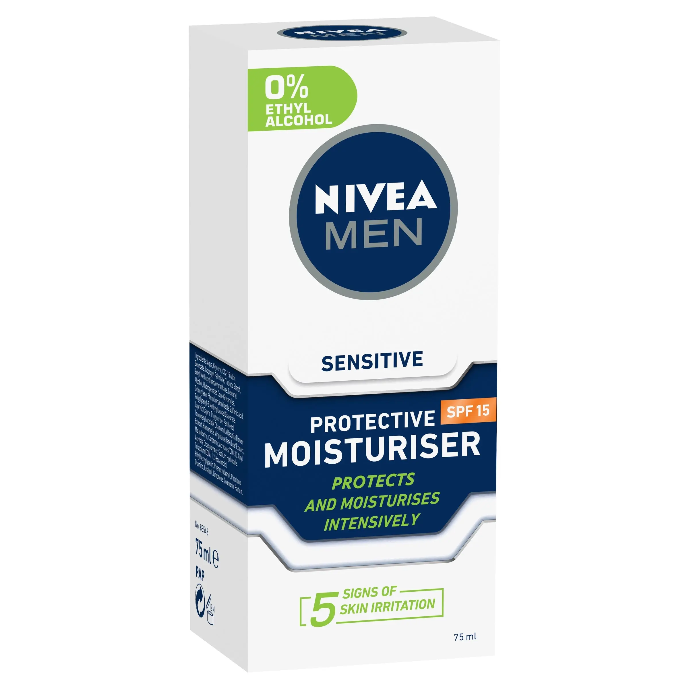 Nivea for Men Moisturiser Sensitive 75ml - Beauty