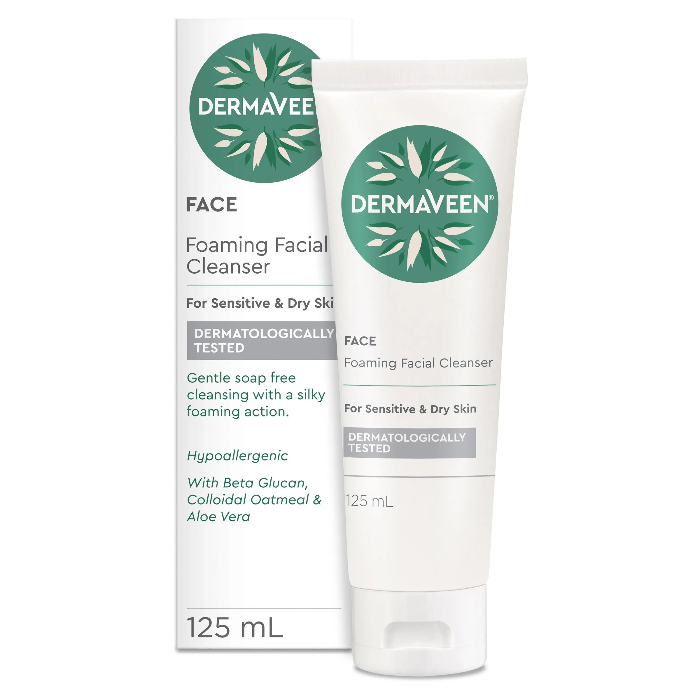 DermaVeen Foaming Facial Cleanser 125ml - Beauty