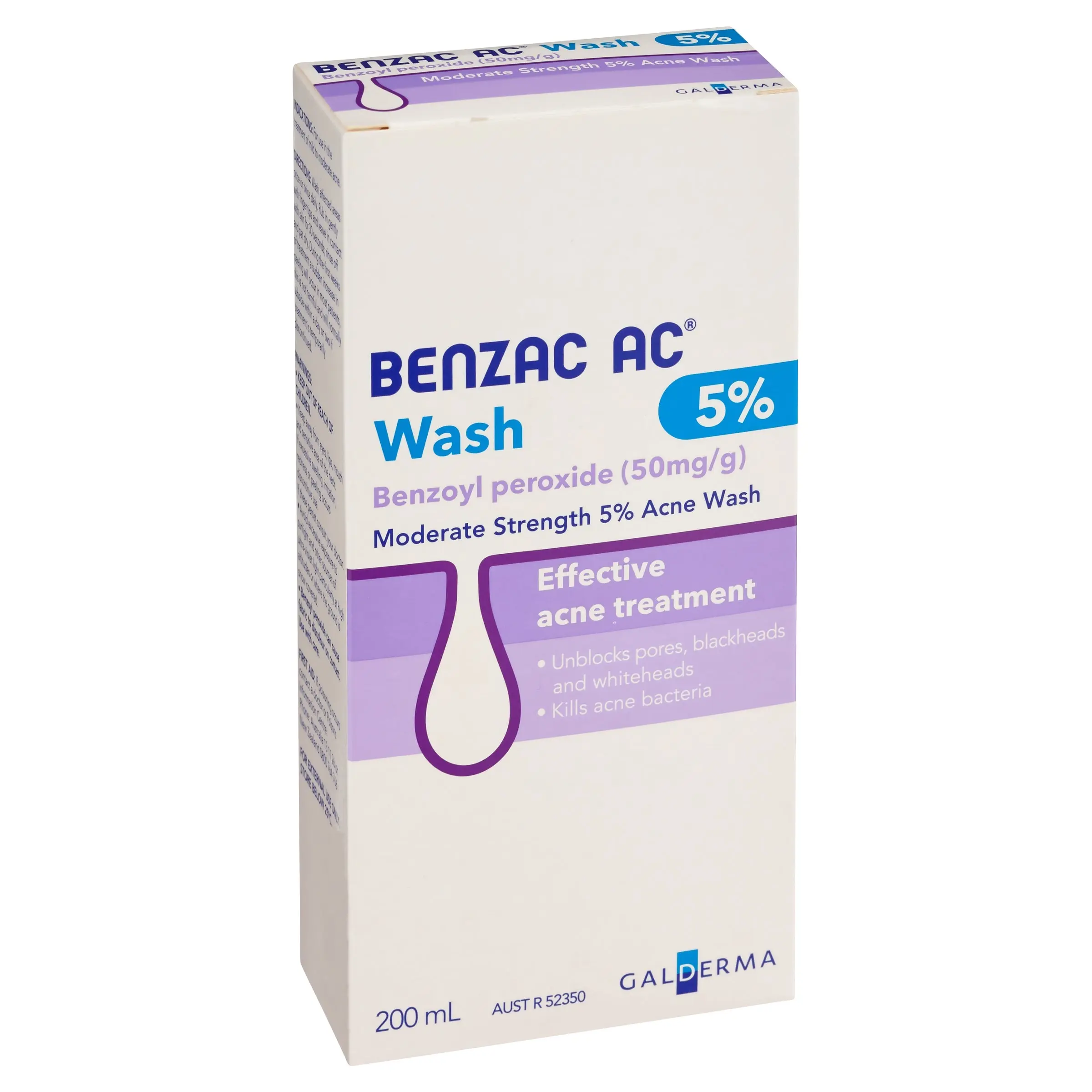 Benzac AC Wash 5% 200ml - Beauty