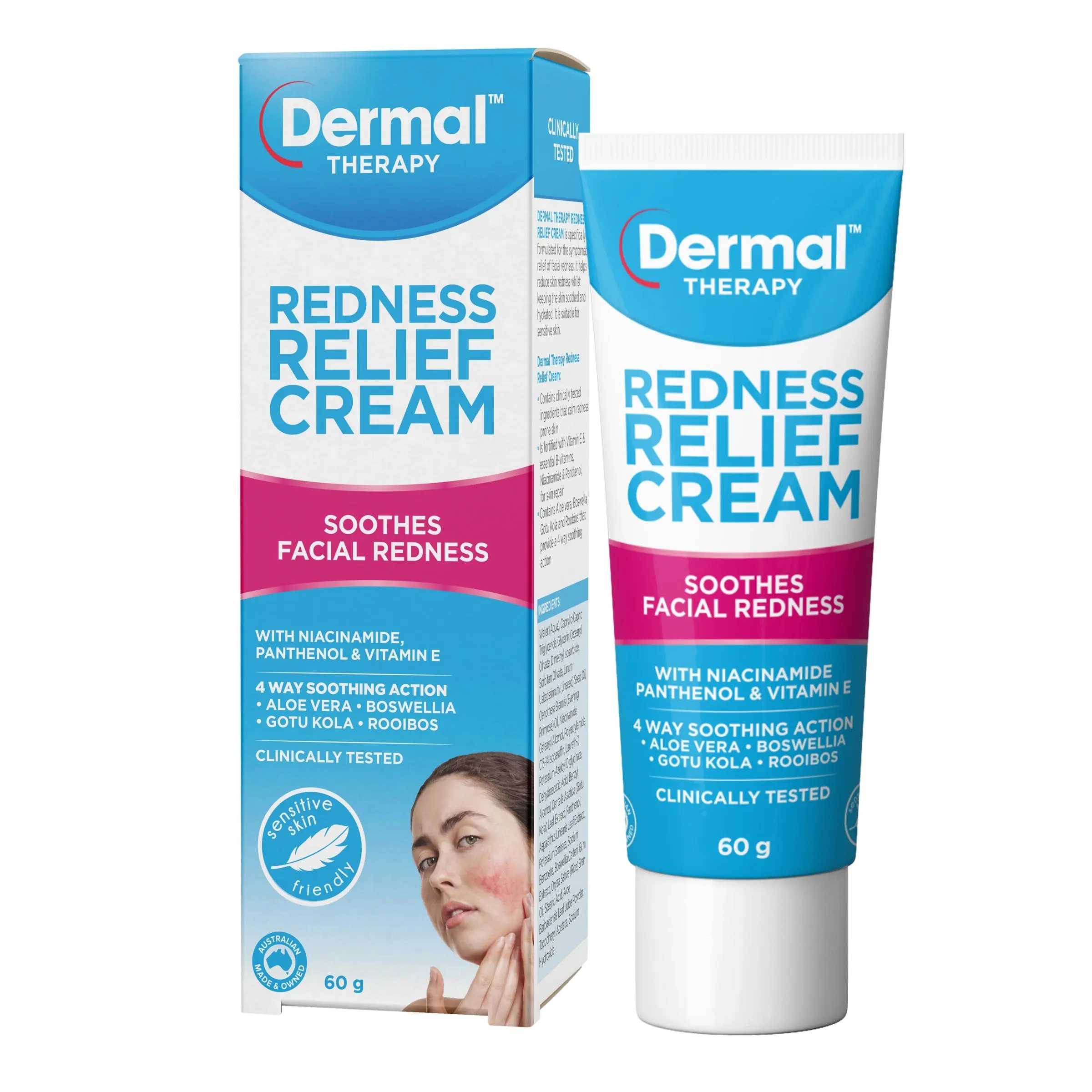Dermal Therapy Redness Relief Cream 60g - Beauty