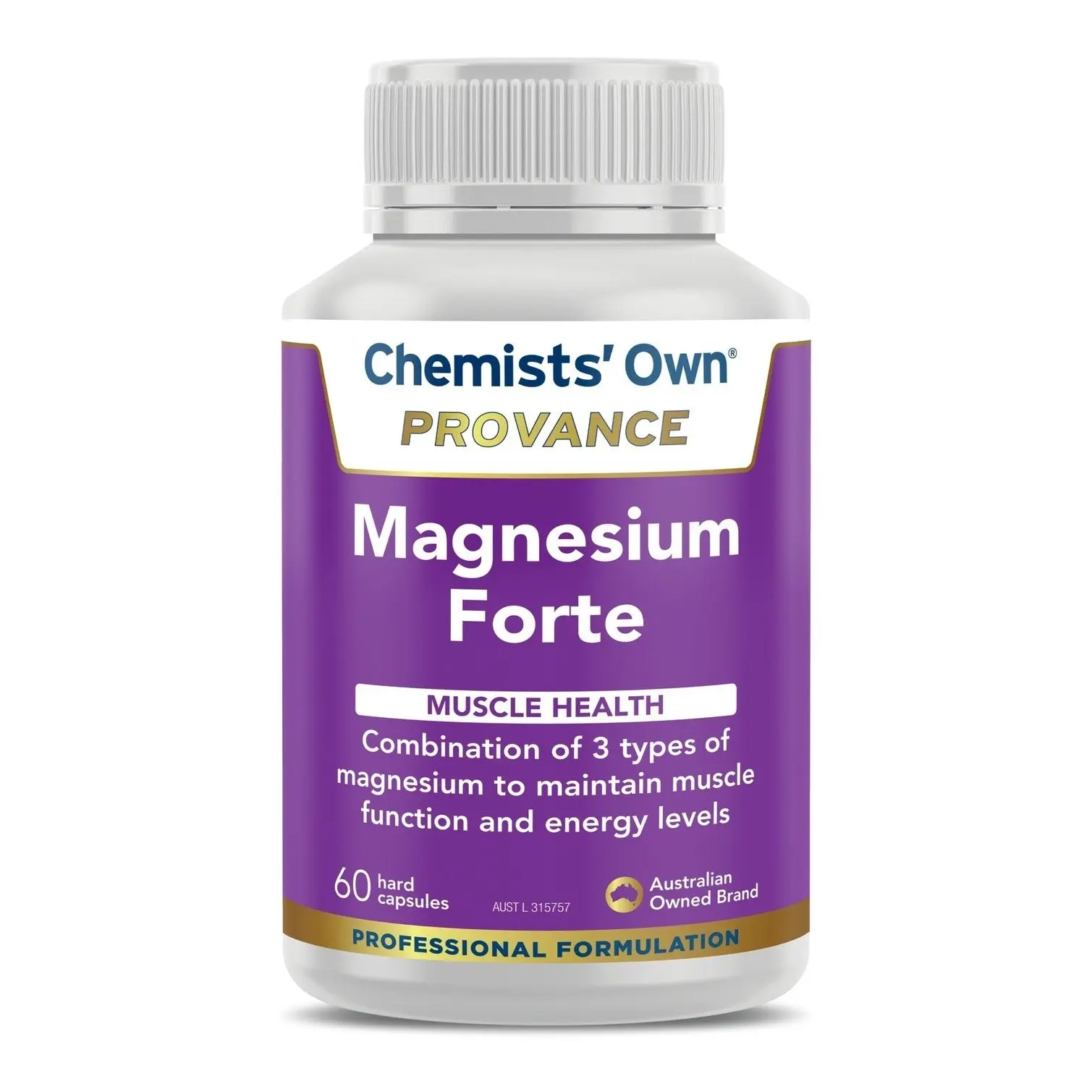 Chemists' Own Provance Magnesium Forte 60 Capsules - Health