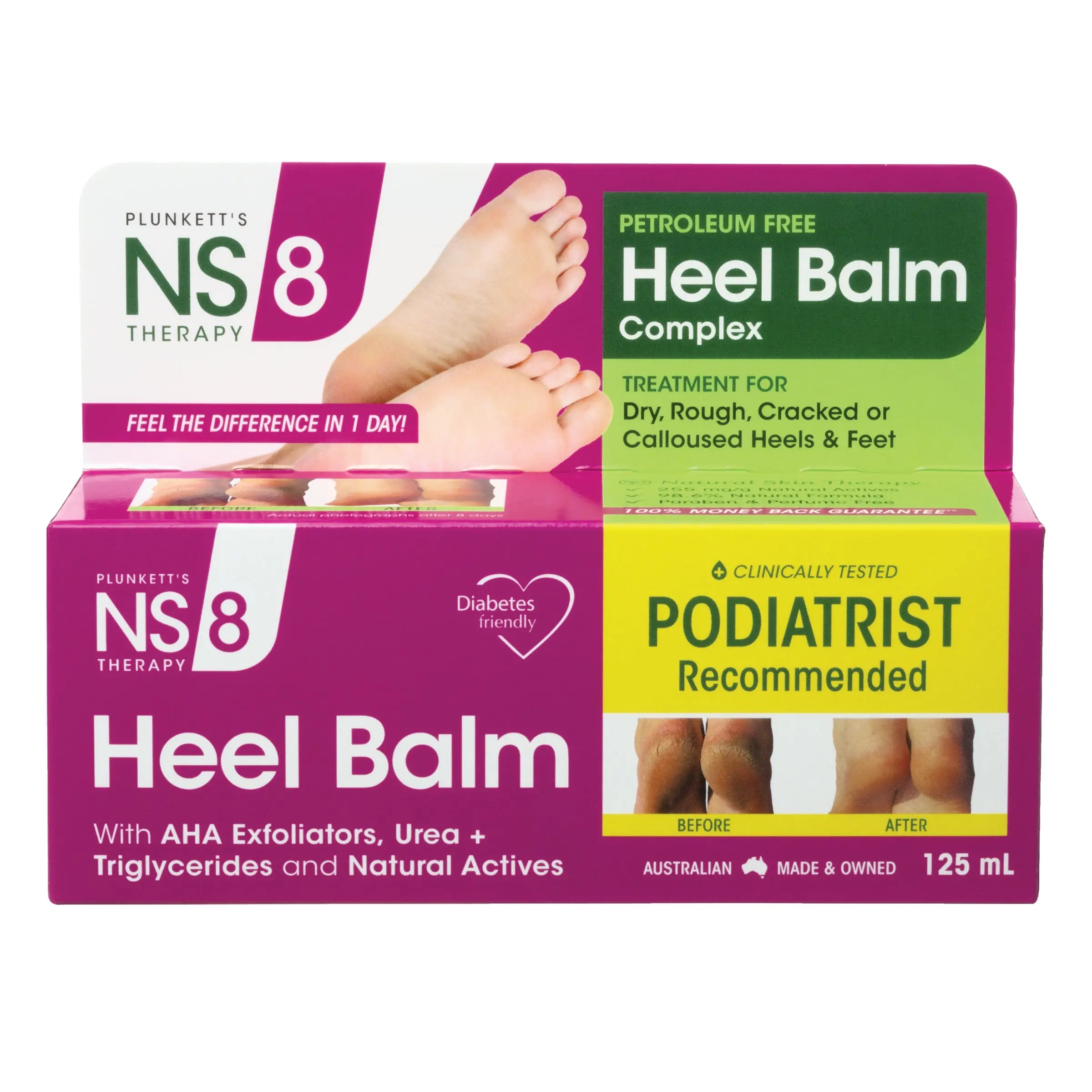 NS8 HEEL COMPLEX BALM 125ML - Beauty