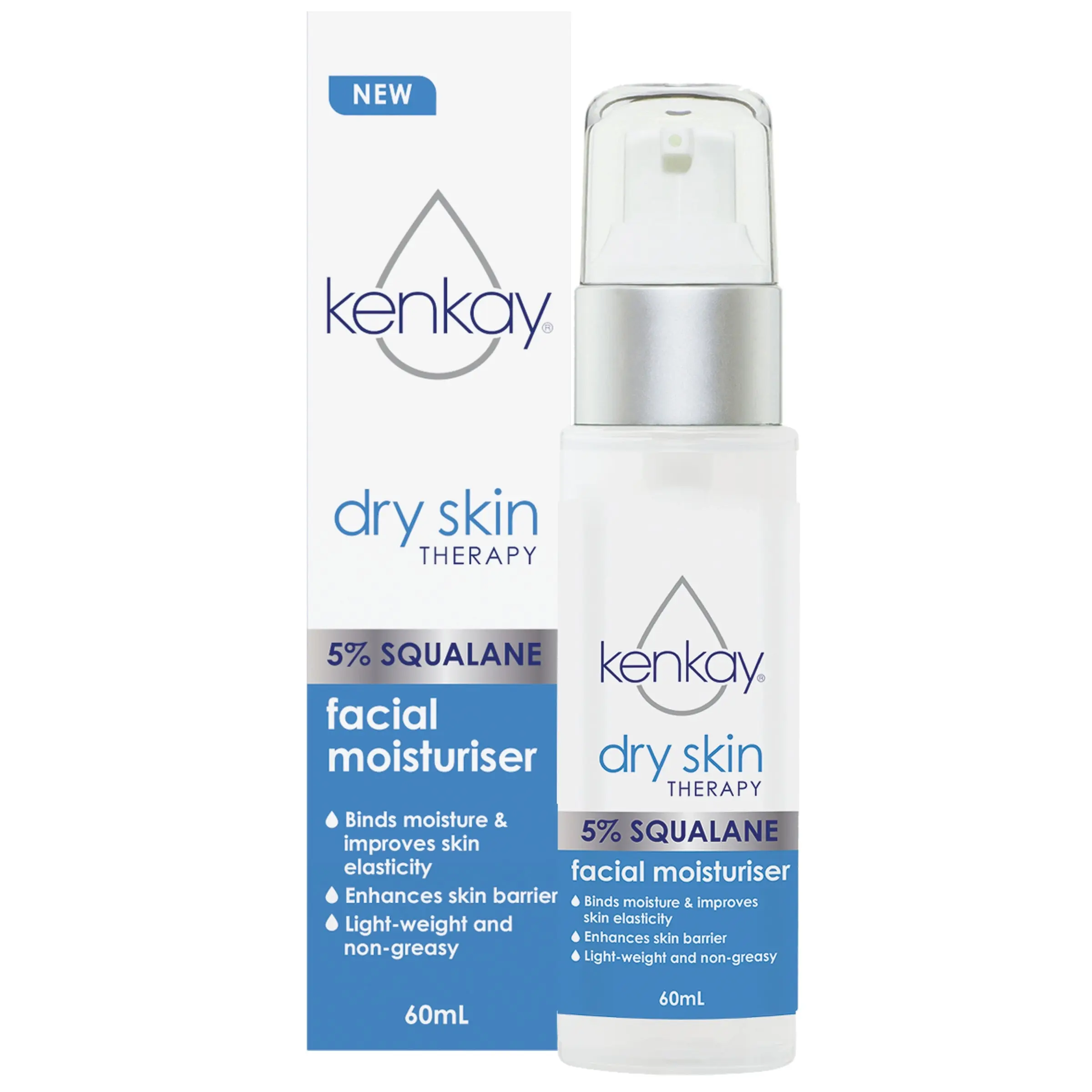 KENKAY DRY SKIN FACE MOISTURISER 60ML - Beauty