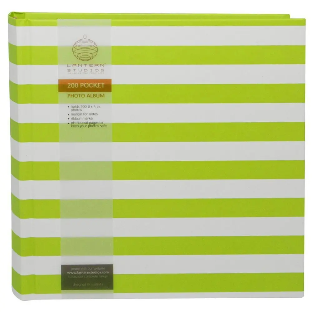 Lantern Studios Animal Playdate 200-Pocket 15x10cm Photo Picture Album Mint