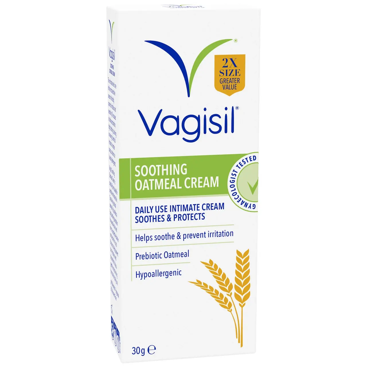 Vagisil Soothing Oatmeal Cream 30g - Health