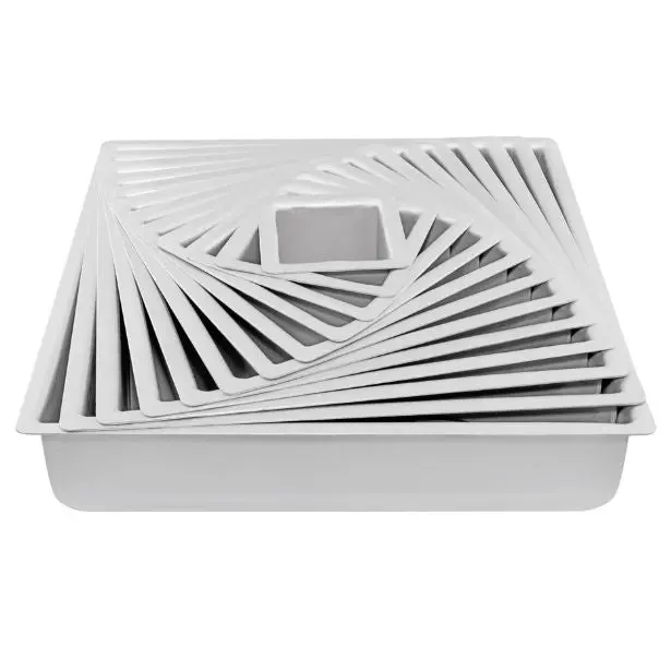 6in Mondo Pro Square Cake Pan 3in Deep - Home & Garden