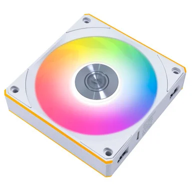 Lian Li 12RCL1W1W Wireless 120mm ARGB Case Fan Reverse Blade Single White
