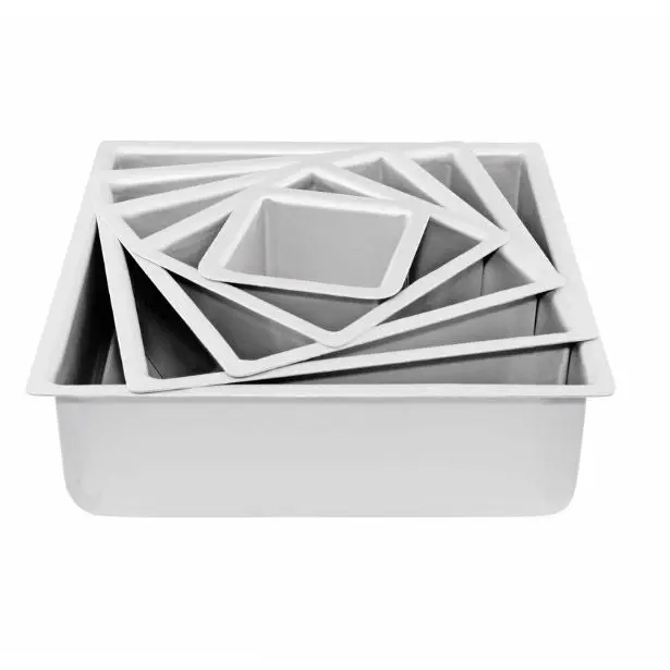6in Mondo Pro Square Cake Pan 4in Deep - Home & Garden