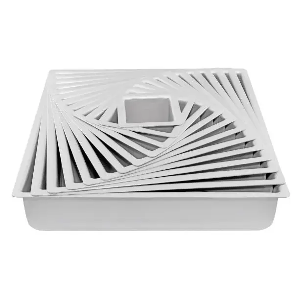 10in Mondo Pro Square Cake Pan 3in Deep - Home & Garden