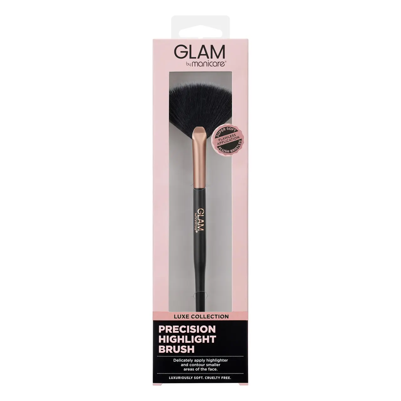 Glam by Manicare GD3 Precision Highlight/Contour Brush - Beauty