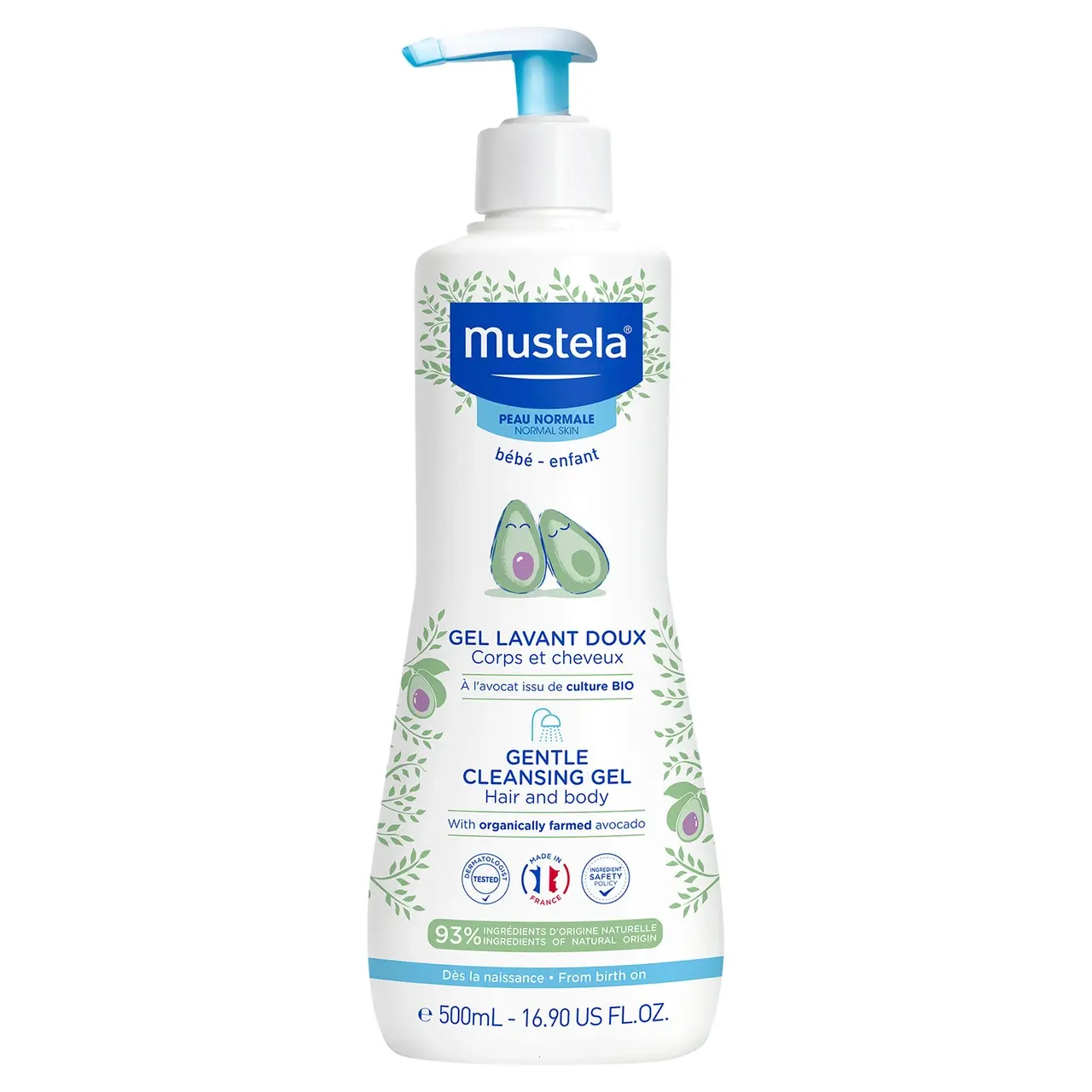 Mustela Gentle Cleansing Gel - for normal skin - 500ml