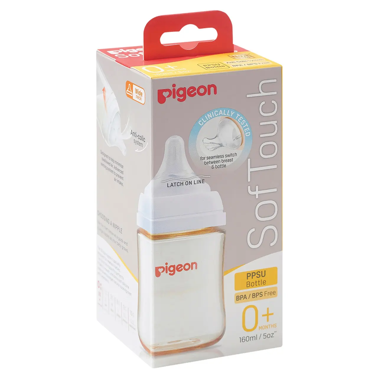 PIGEON SOFTOUCH III BOTTLE PPSU 160ML - Baby
