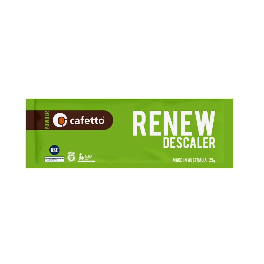 CAFETTO RENEW DESCALER ESPRESSO MACHINE DESCALER - 1 25g Sachet