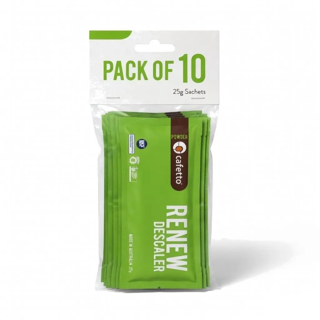 CAFETTO RENEW ESPRESSO MACHINE DESCALER - 10 PACKS