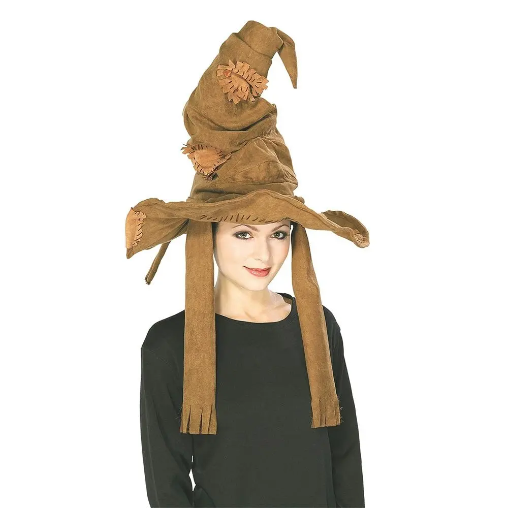 Harry Potter Hogwarts Magical Wizard Adult Sorting Hat Costume Accessory Brown - Fashion