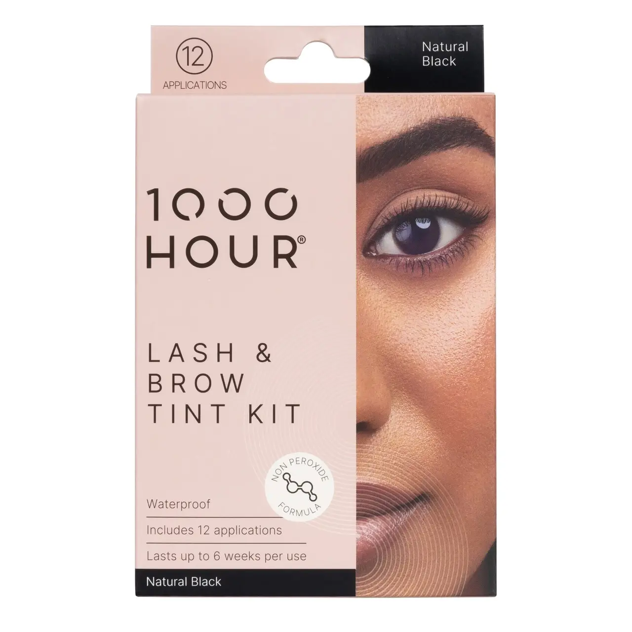 1000HOUR Plant Extract Lash & Brow Dye Kit - Black