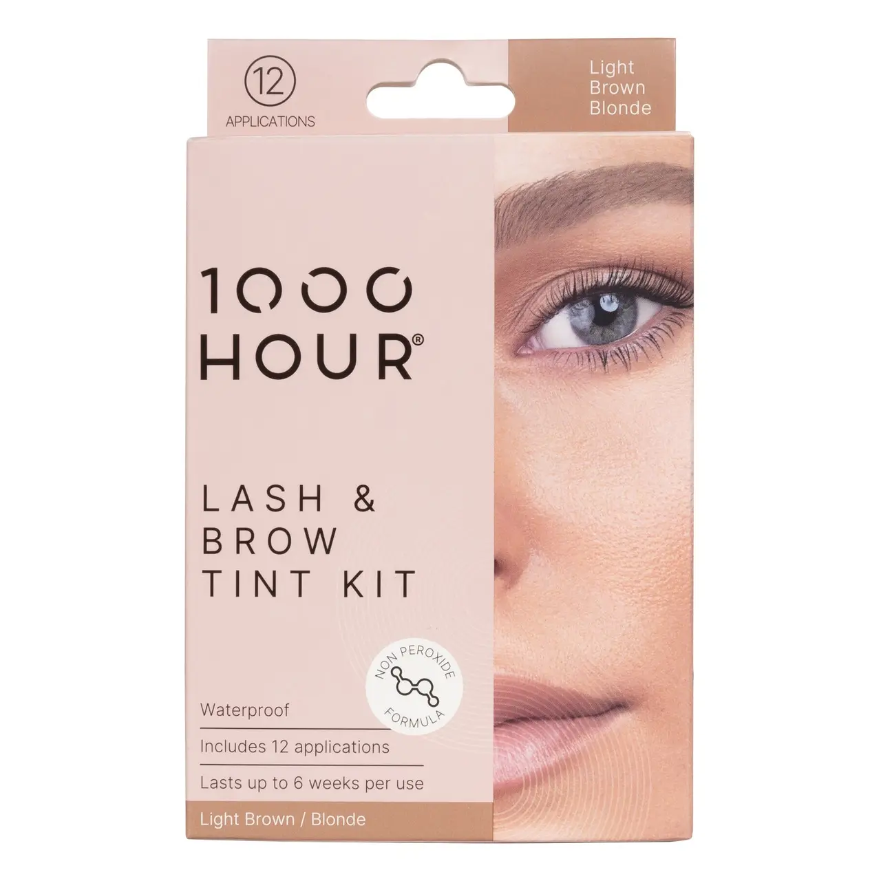 1000HOUR Plant Extract Lash & Brow Dye Kit - Light Brown/Blonde