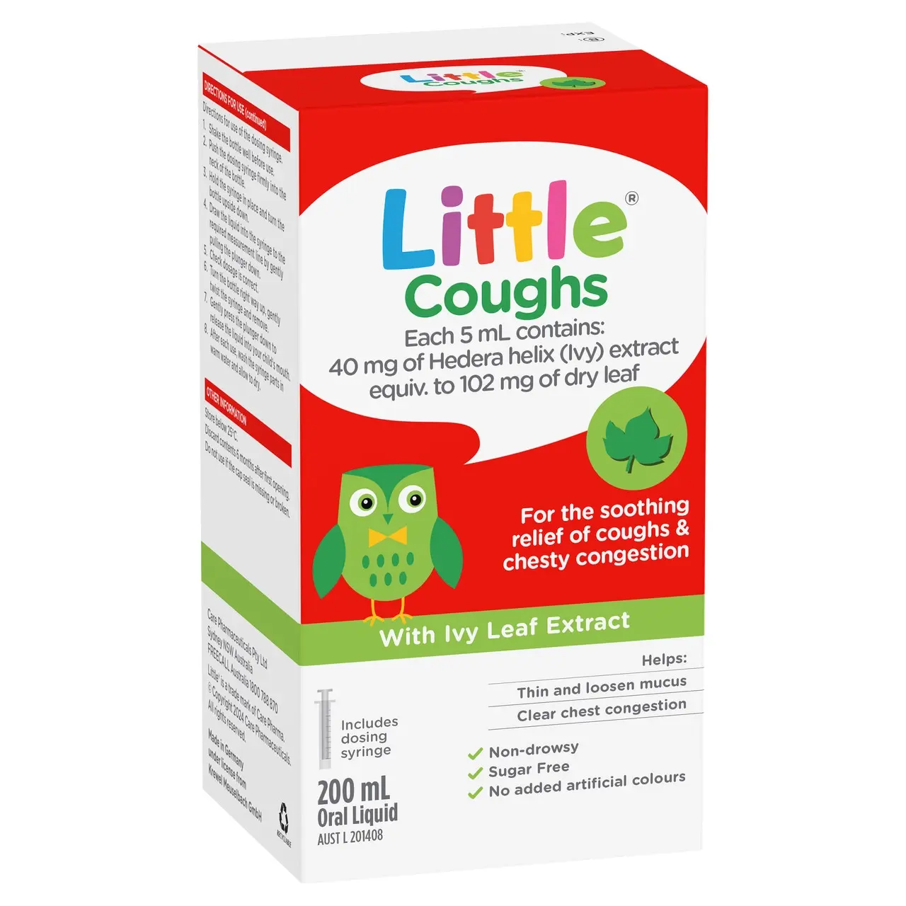 Little Coughs Oral Liquid Original 200mL - Baby