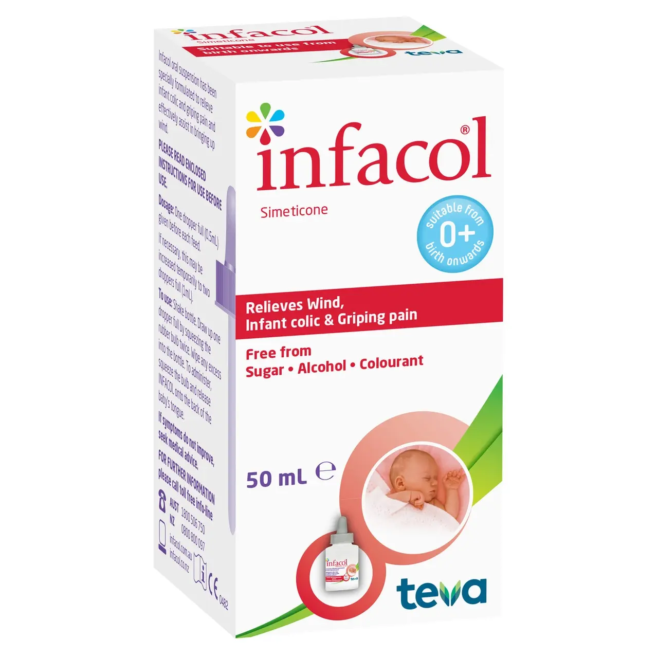Infacol Simethicone 40mg Orange 50mL - Baby