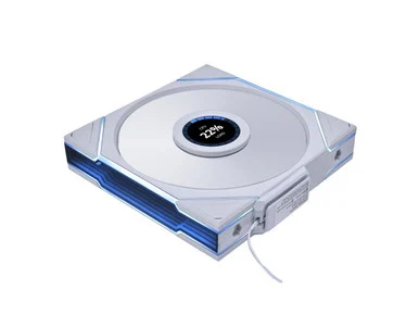 Lian Li 14RTLLCD1W1W Wireless 140mm ARGB Case Fan LCD Single White