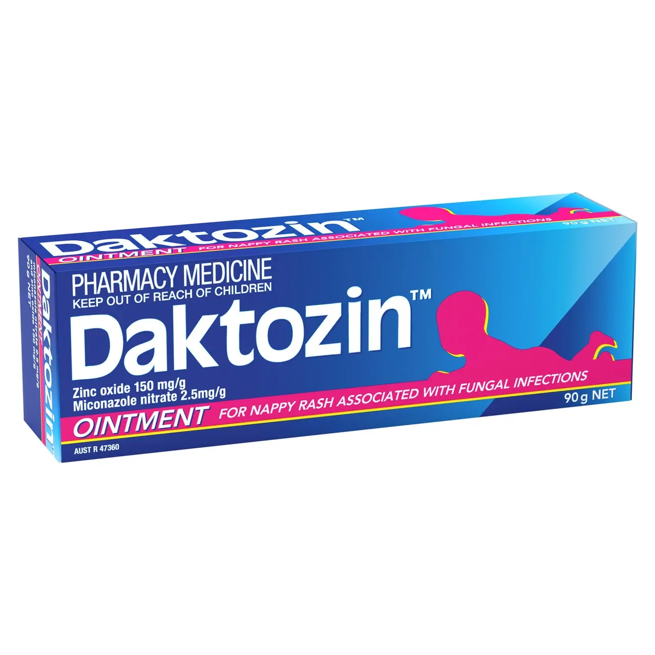 Daktozin Nappy Rash Ointment 90g - Beauty