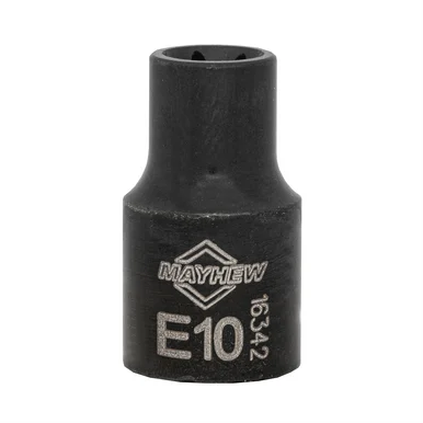 Mayhew 16342 Mayhew E10 Inverted Torx® Socket Bit, 3/8-inch Drive