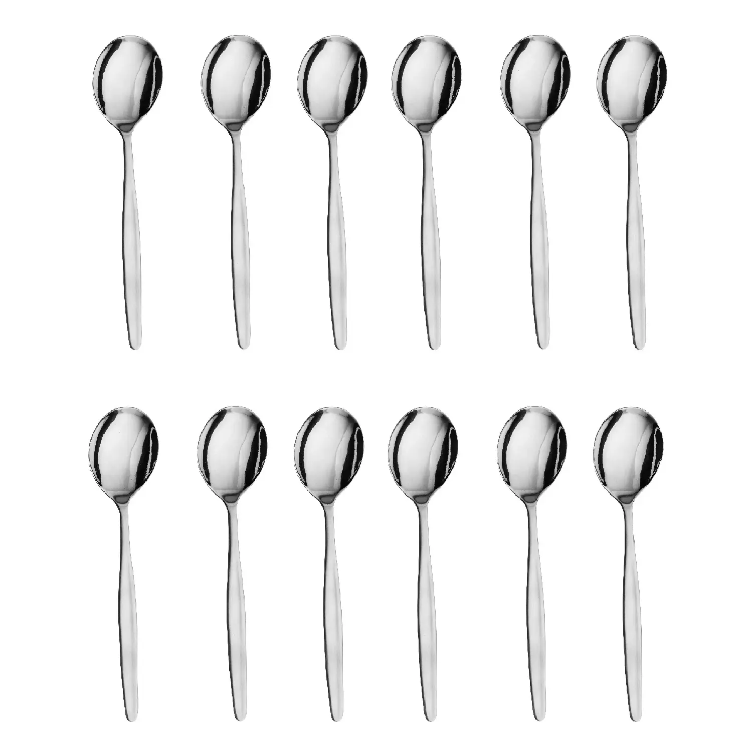 TRENTON MELBOURNE SOUP SPOONS 12 PIECES - Home & Garden