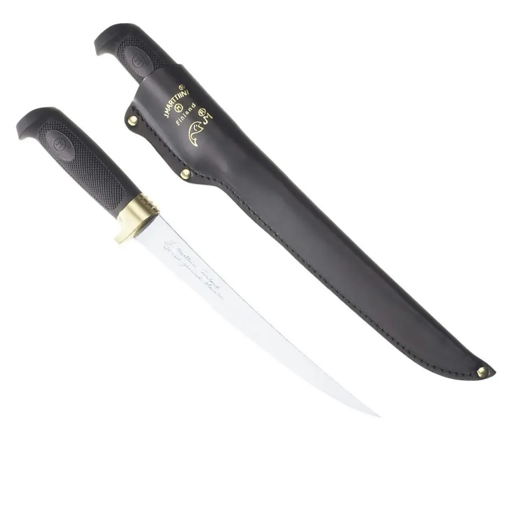7.5 Inch Marttiini 836014 Condor Golden Trout Fillet Knife with Leather Sheath - Sports & Outdoor