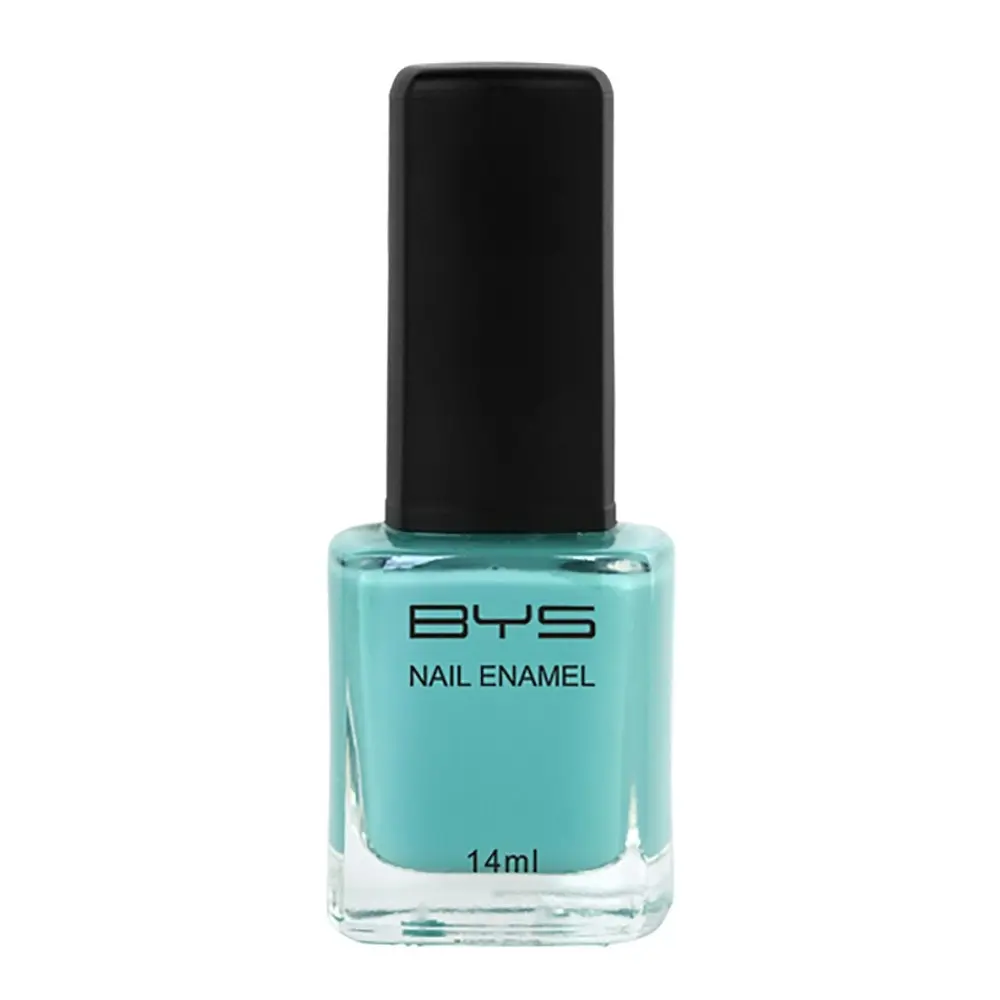 BYS Pastel Kung Fu Blue Nail Polish Enamel Lacquer Gloss Quick Dry 14ml Blue - Beauty