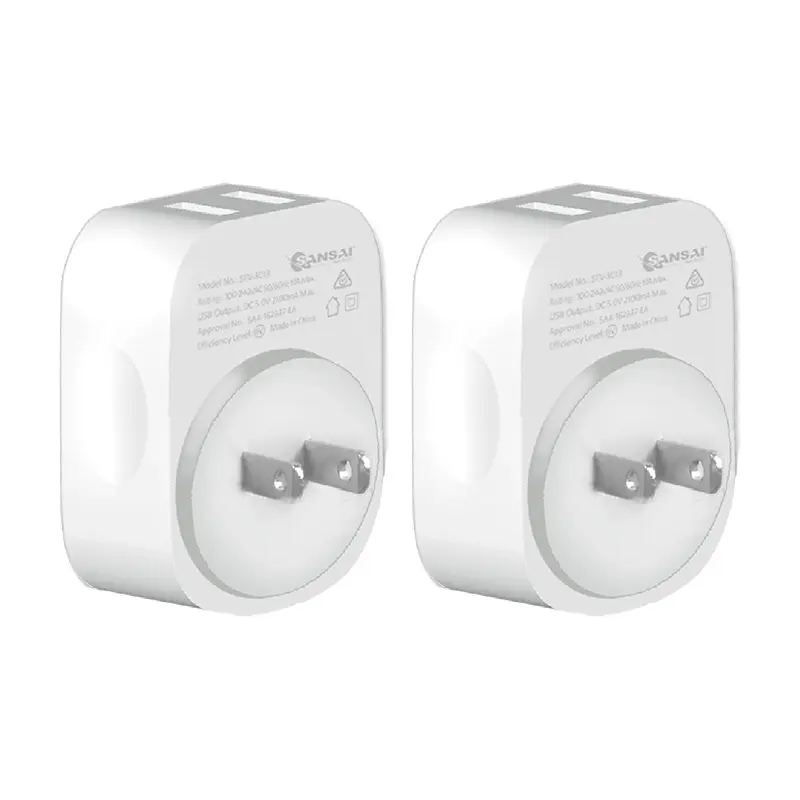 2x Sansai Surge Protected Travel Adapter w/ USB-C And USB-A Port AU/Japan Region