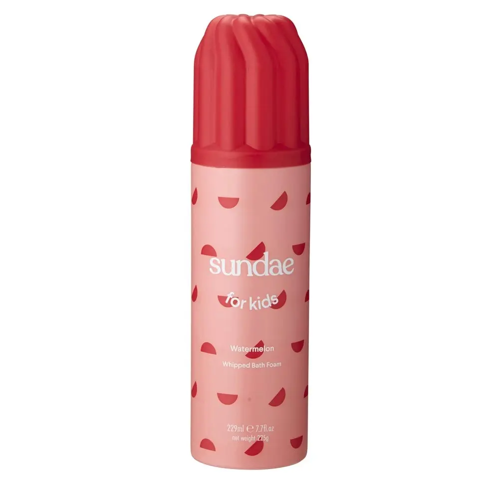 Sundae 229ml Kids Shower Whipped Bathroom Foam Watermelon Body Wash Skin Care - Beauty