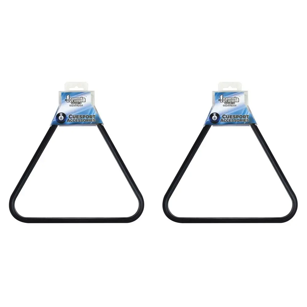 2x Formula Sports PVC 1 7/8in Triangle 15 Ball Billiard Pool/Snooker Accessory - Sports & Outdoor