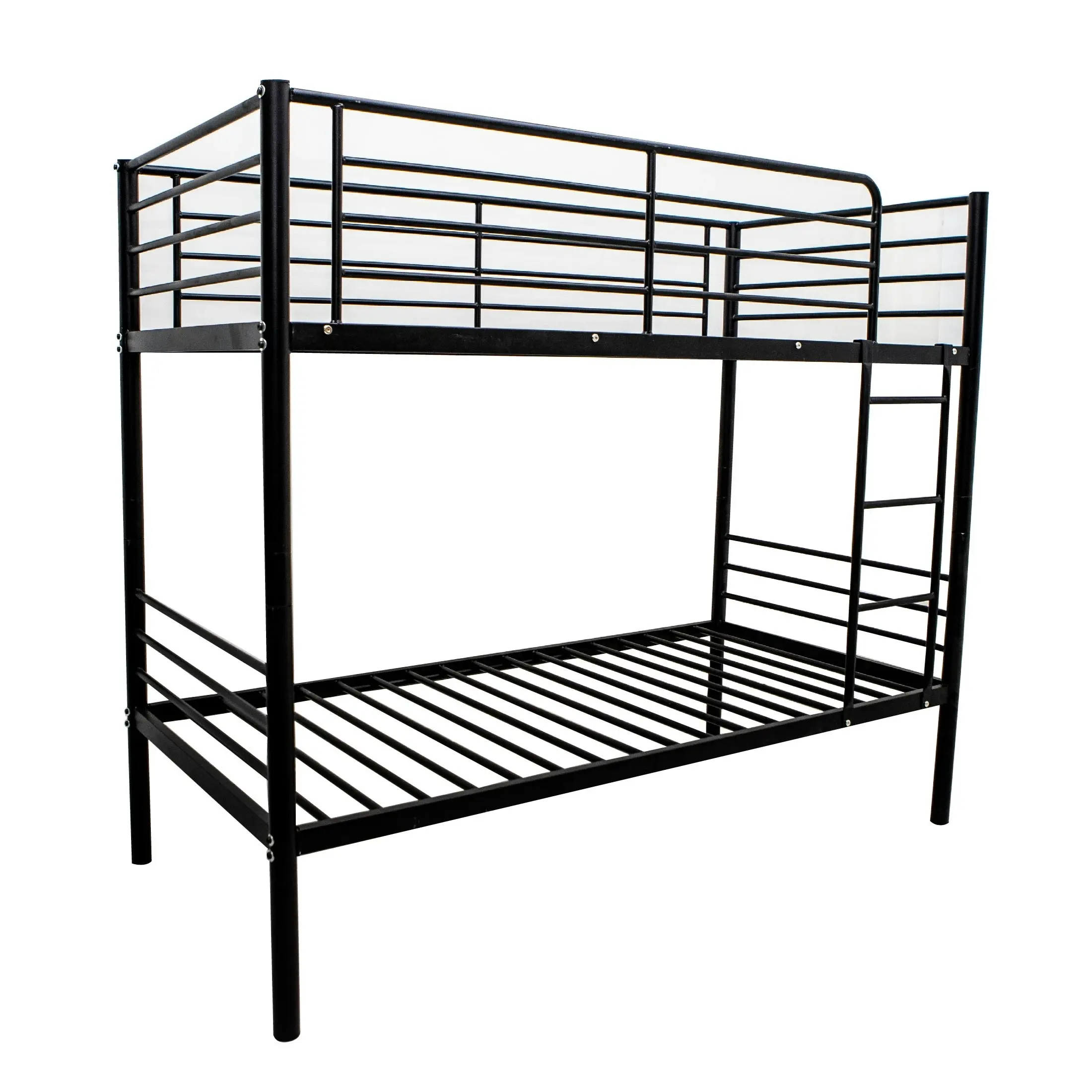 City Single/Single Bunk Bed (Black) - Furniture