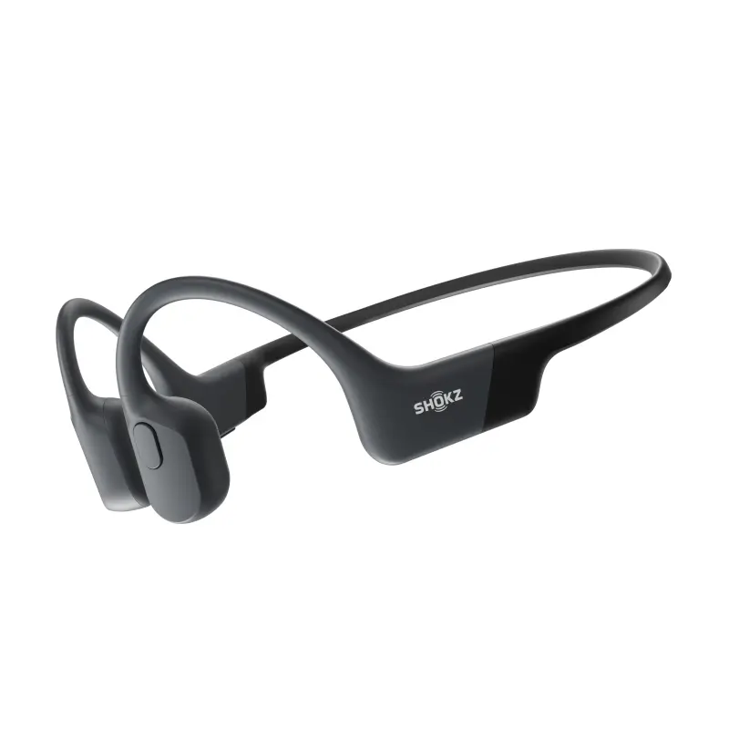 Shokz Openrun Bone Conduction Sports Bluetooth Headphones - Black