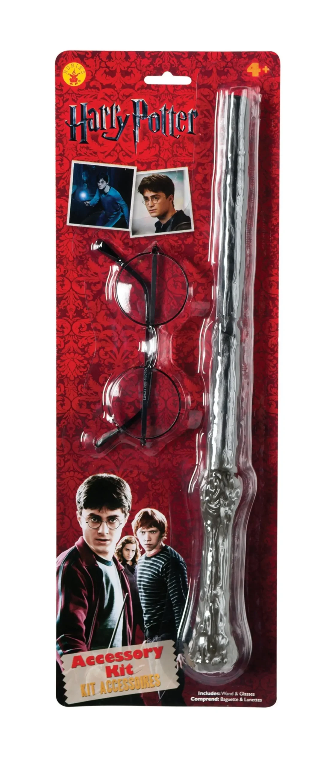 Harry Potter Wizard Wand And Glasses Set - Fashion