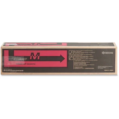Kyocera TK-8707M Original Standard Yield Laser Toner Cartridge - Magenta Pack (1t02k9bus0)