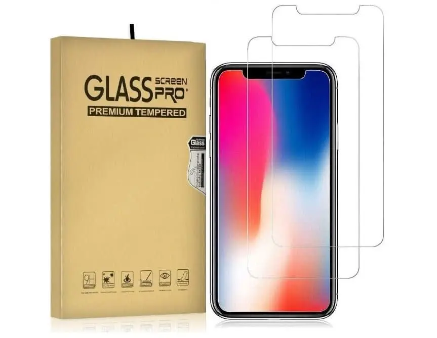 2 Pack Tempered Glass Screen Protector For Apple iPhone 13 - Electronics