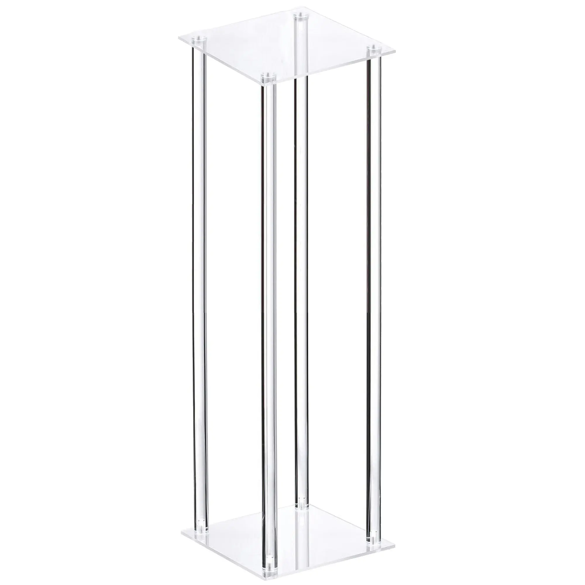 1m Acrylic Flower Stand Vase Column Wedding Centerpiece 100cm Tall Table Decor Clear Floral Event Riser - Electronics